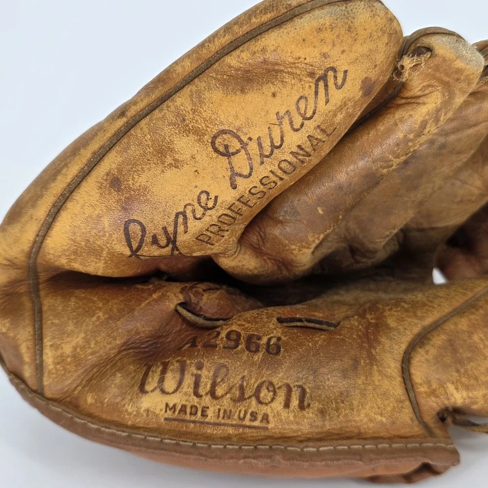 Vintage Ryne Duren Wilson Baseball Glove Model A2966 NY Yankees USA Youth 1950s